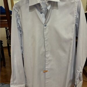 Eton Men's Sky Blue Dress Shirt